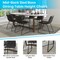 Flash Furniture 18" Dark Gray LeatherSoft Dining Chairs, 2PK ET-ER18345-18-GY-BK-GG - alternate 8